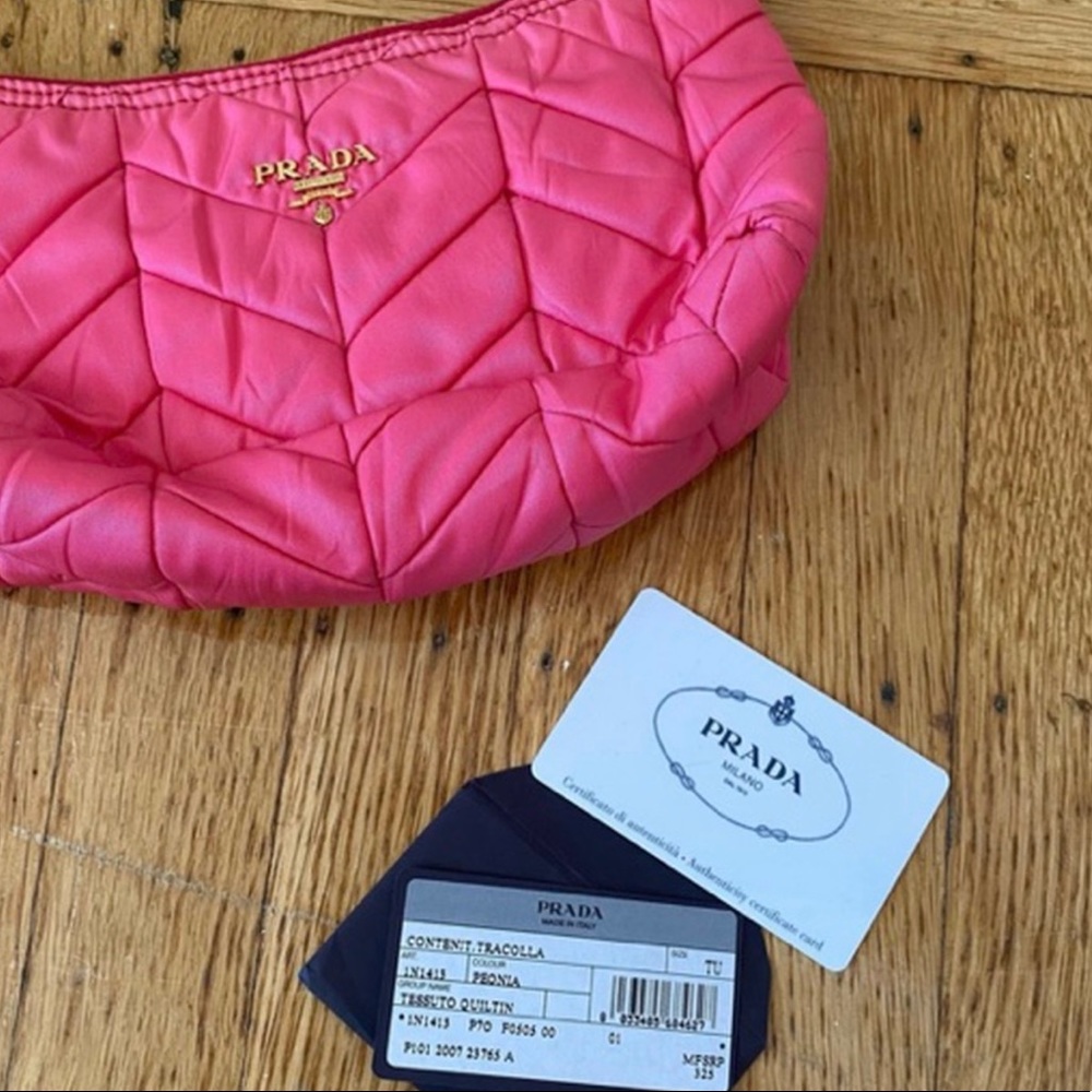 Authentic Prada tessuto bag